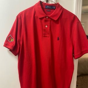 Polo Mens Polo Louisville Cardinals Medium